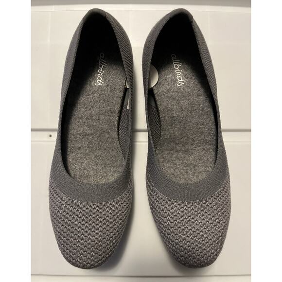 Allbirds Tree Breezers TB Gray Knit Ballet Flats Women’s Size 7 Minimalist Shoes - Picture 2 of 9
